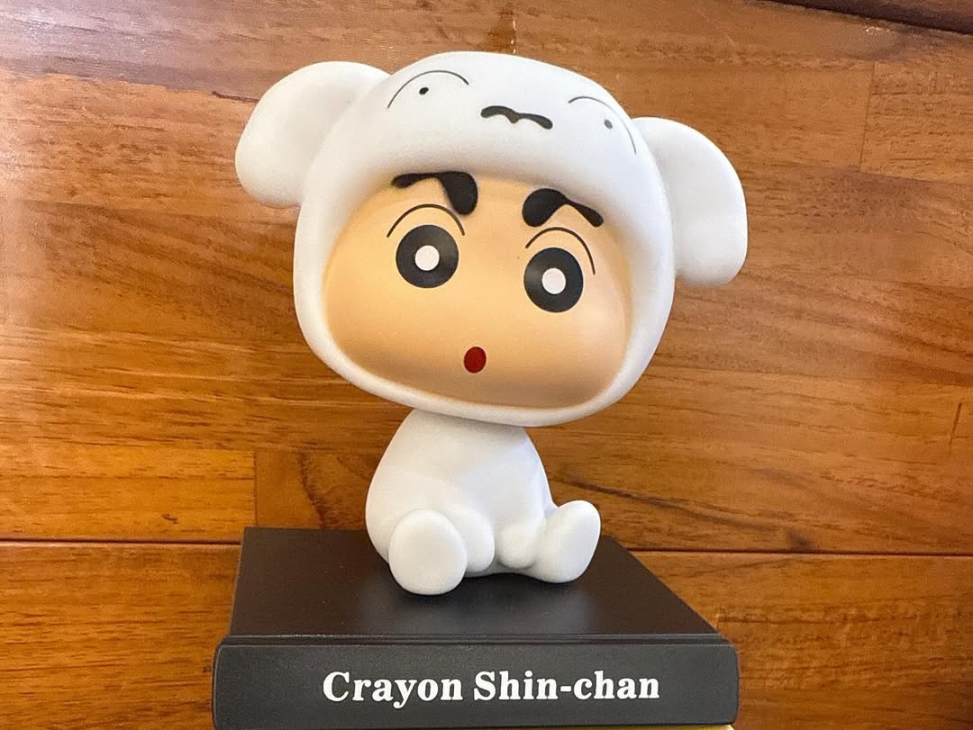 Shinchan Shero Suit Cute Bobblehead 12cm