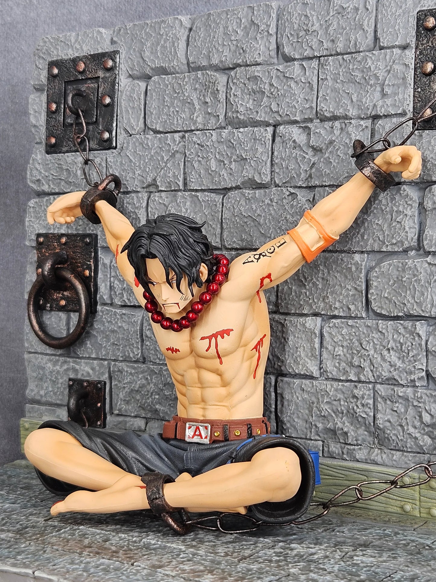 Portgas D Ace In Prison 22cm Action Figure - One Piece