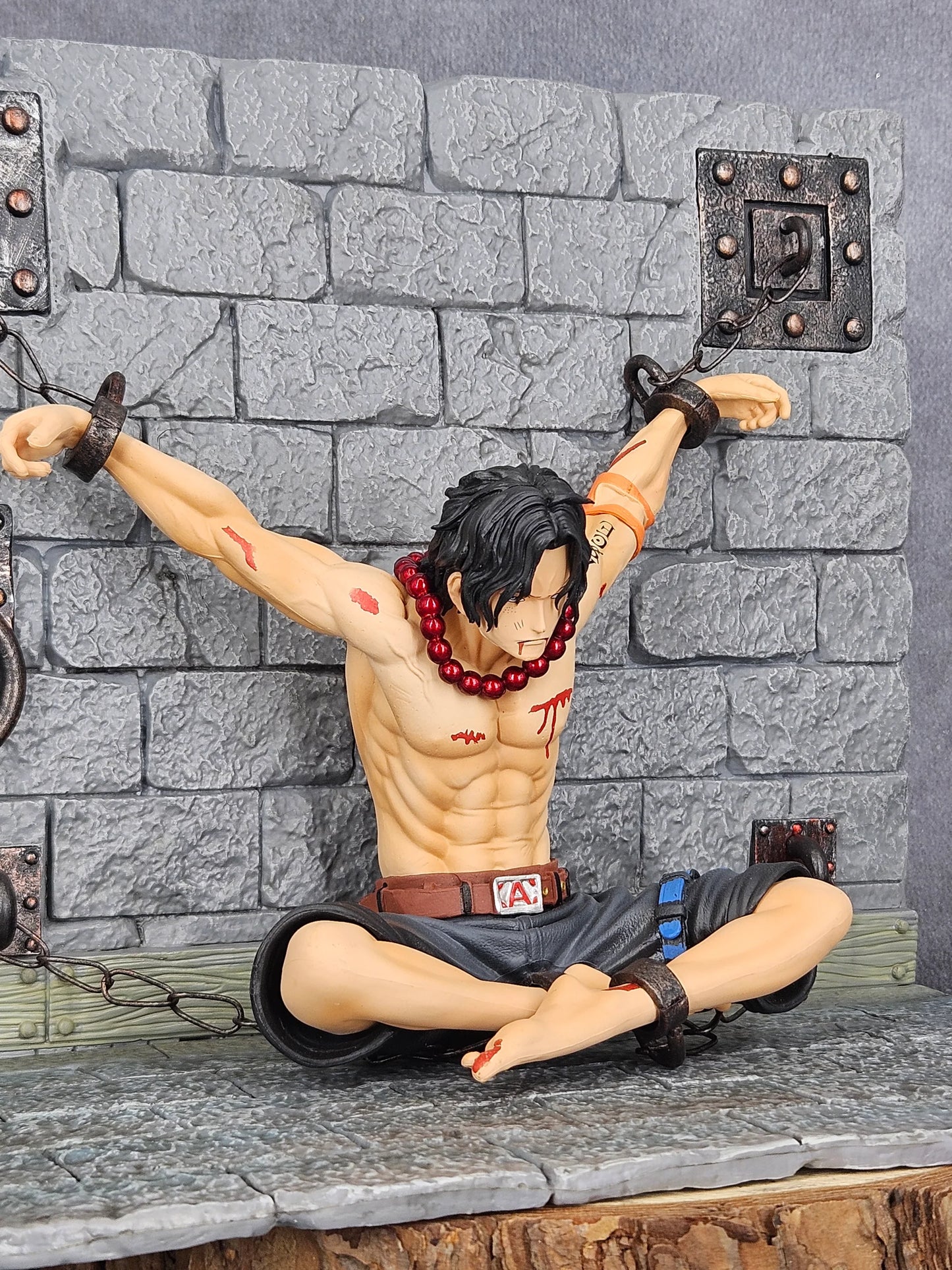 Portgas D Ace In Prison 22cm Action Figure - One Piece