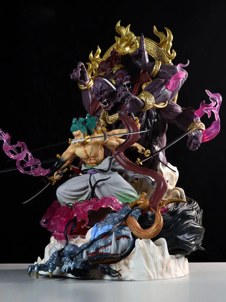 Roronoa Zoro Nine Sword Asura Ashura 22cm Action Figure - One Piece