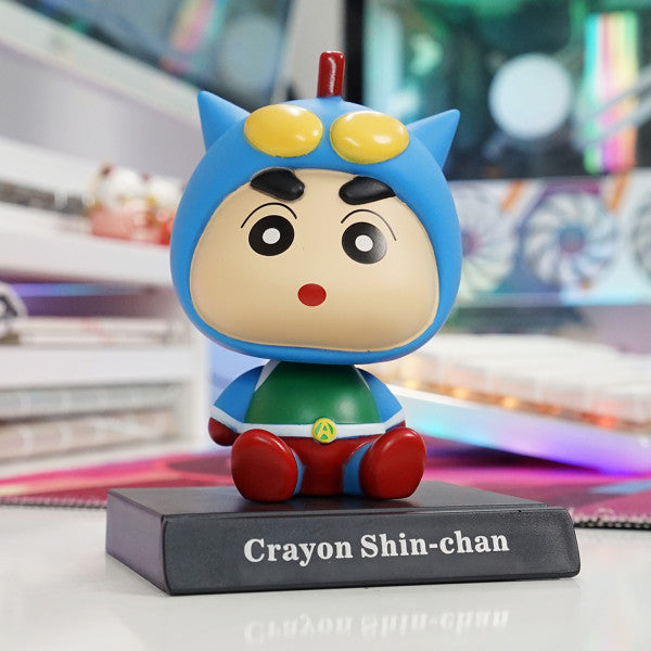 Shinchan Action Kamen Bobblehead 12cm