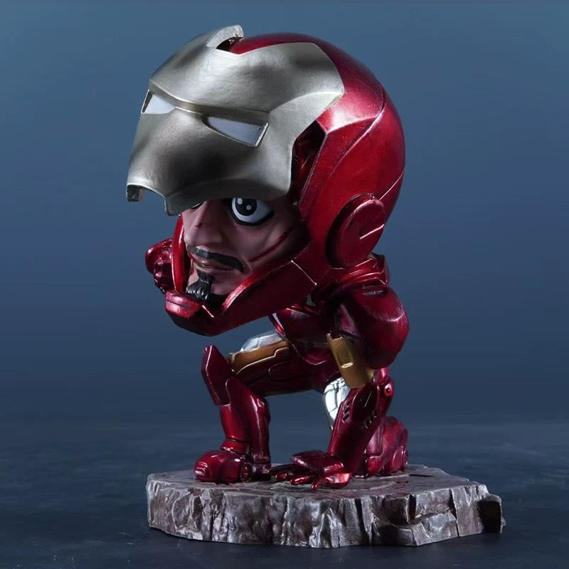 Kneeling Iron Man 13cm Action Figure - Marvel