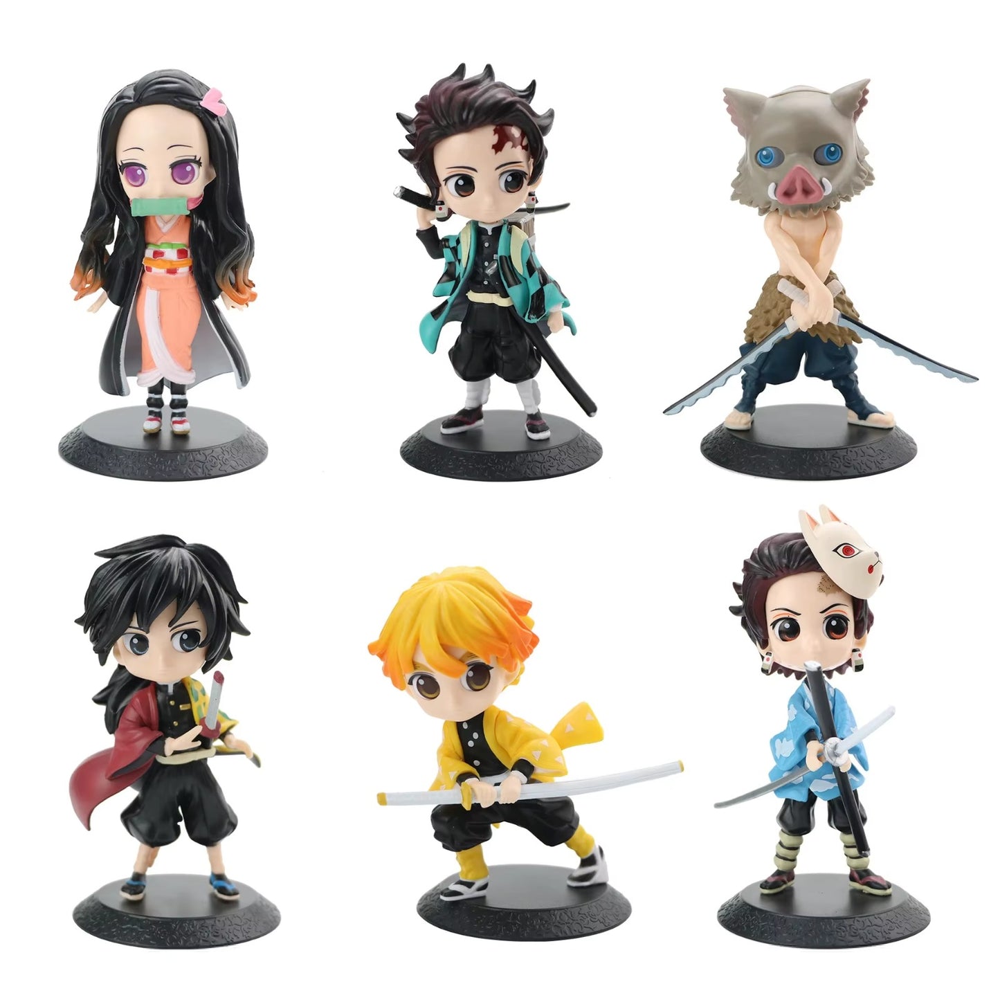 Demon Slayer 6cm set 6pc - Demon Slayer