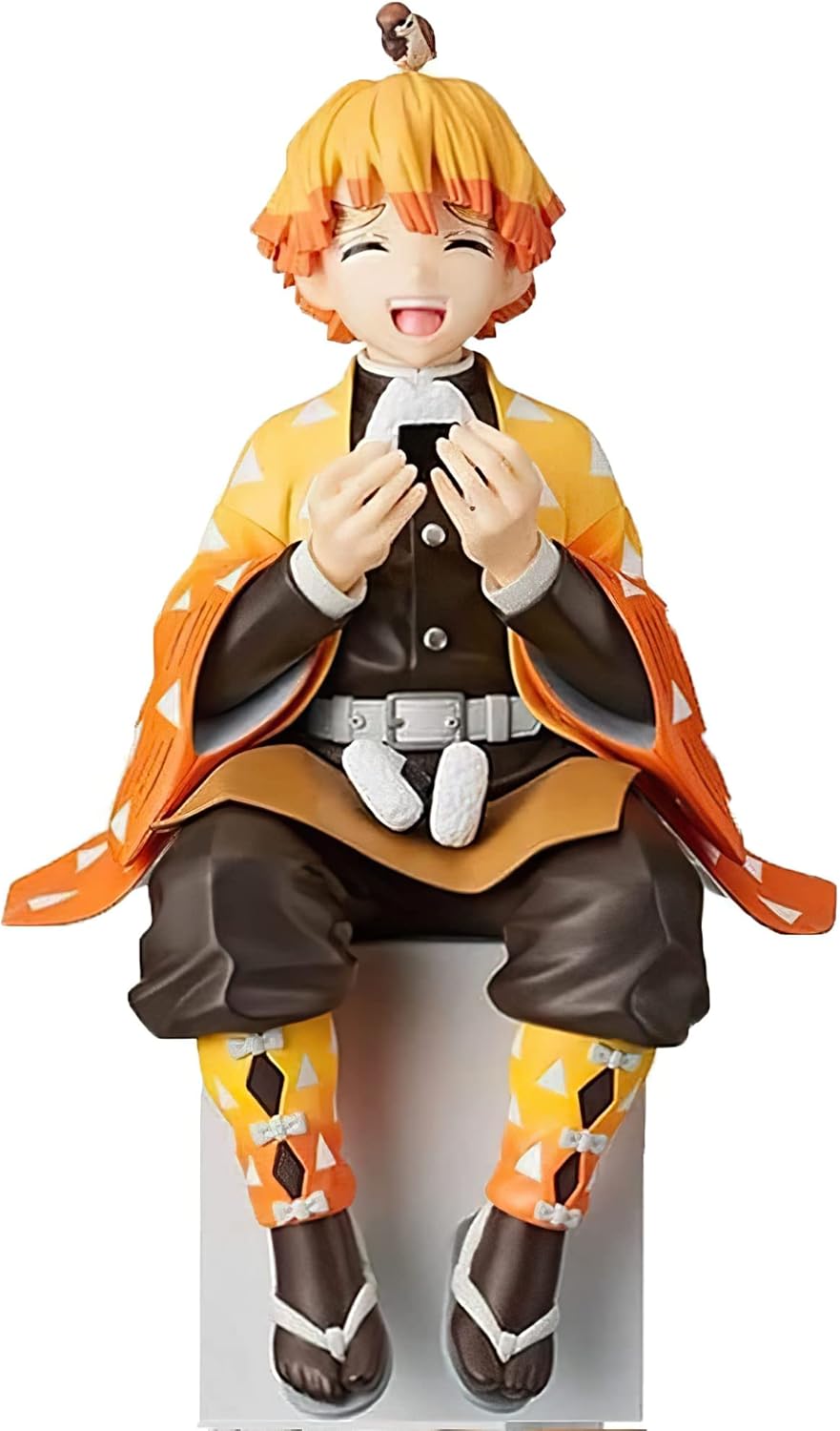 Zenitsu Sitting Eating 14cm - Demon Slayer
