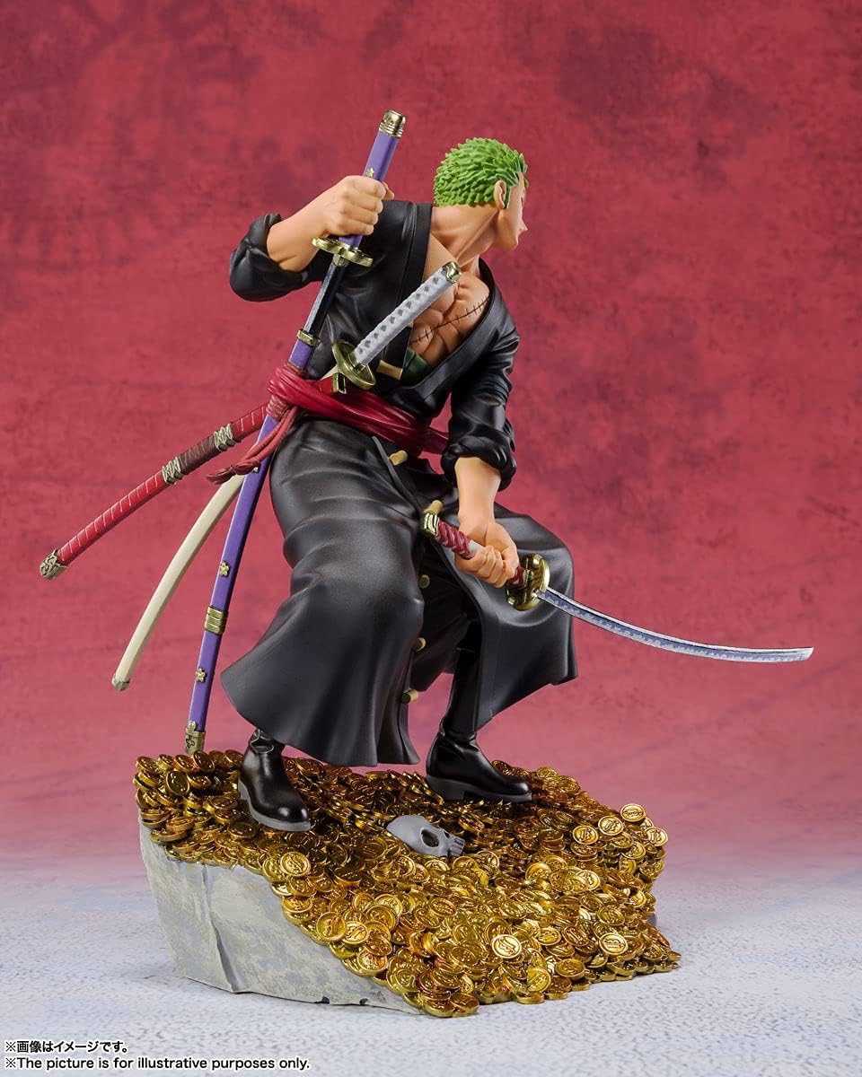 Zoro 25 cm Gold Coin Base - One Piece