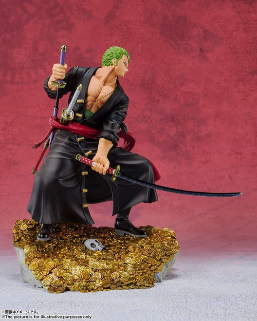 Zoro 25 cm Gold Coin Base - One Piece