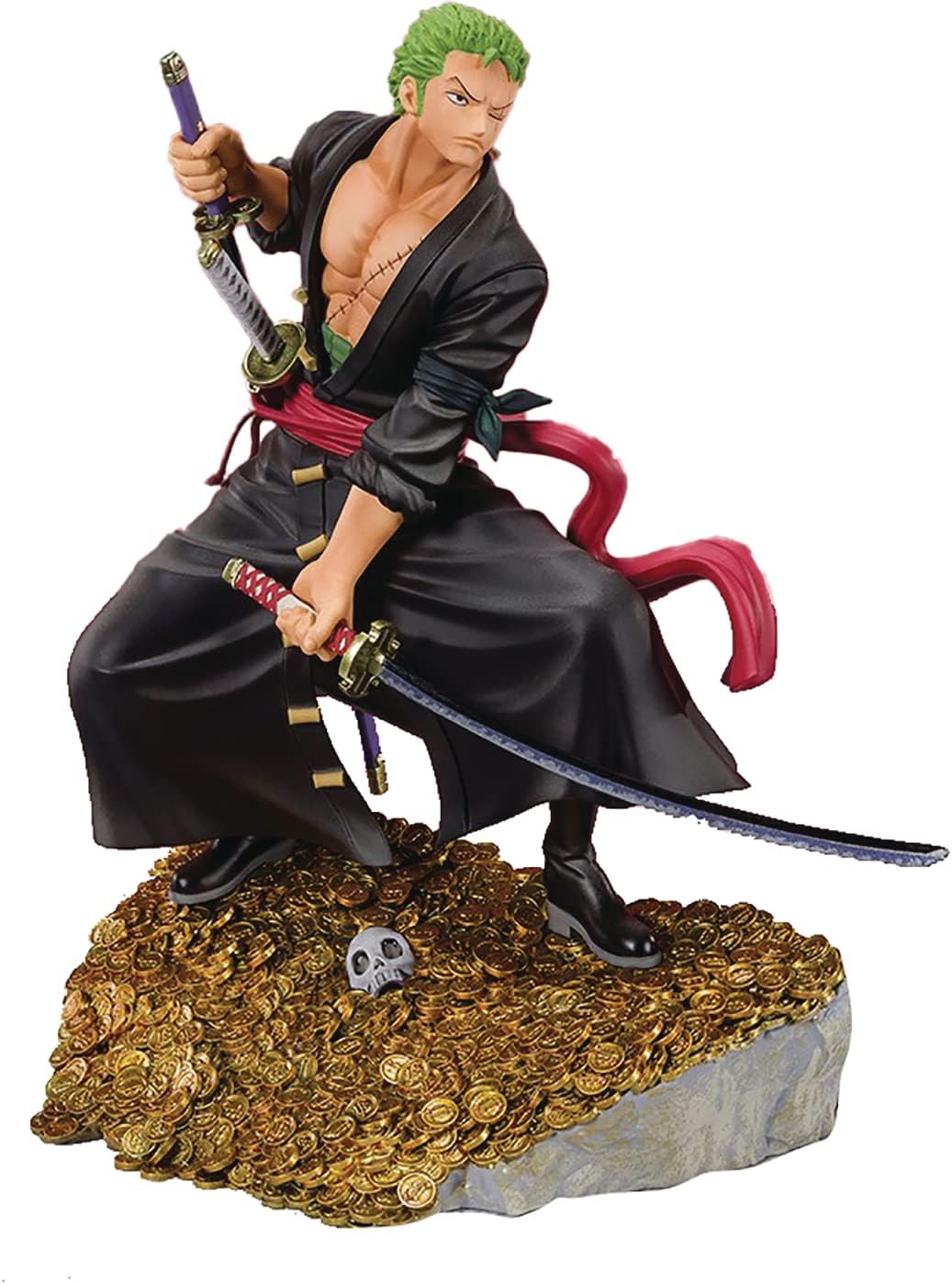 Zoro 25 cm Gold Coin Base - One Piece