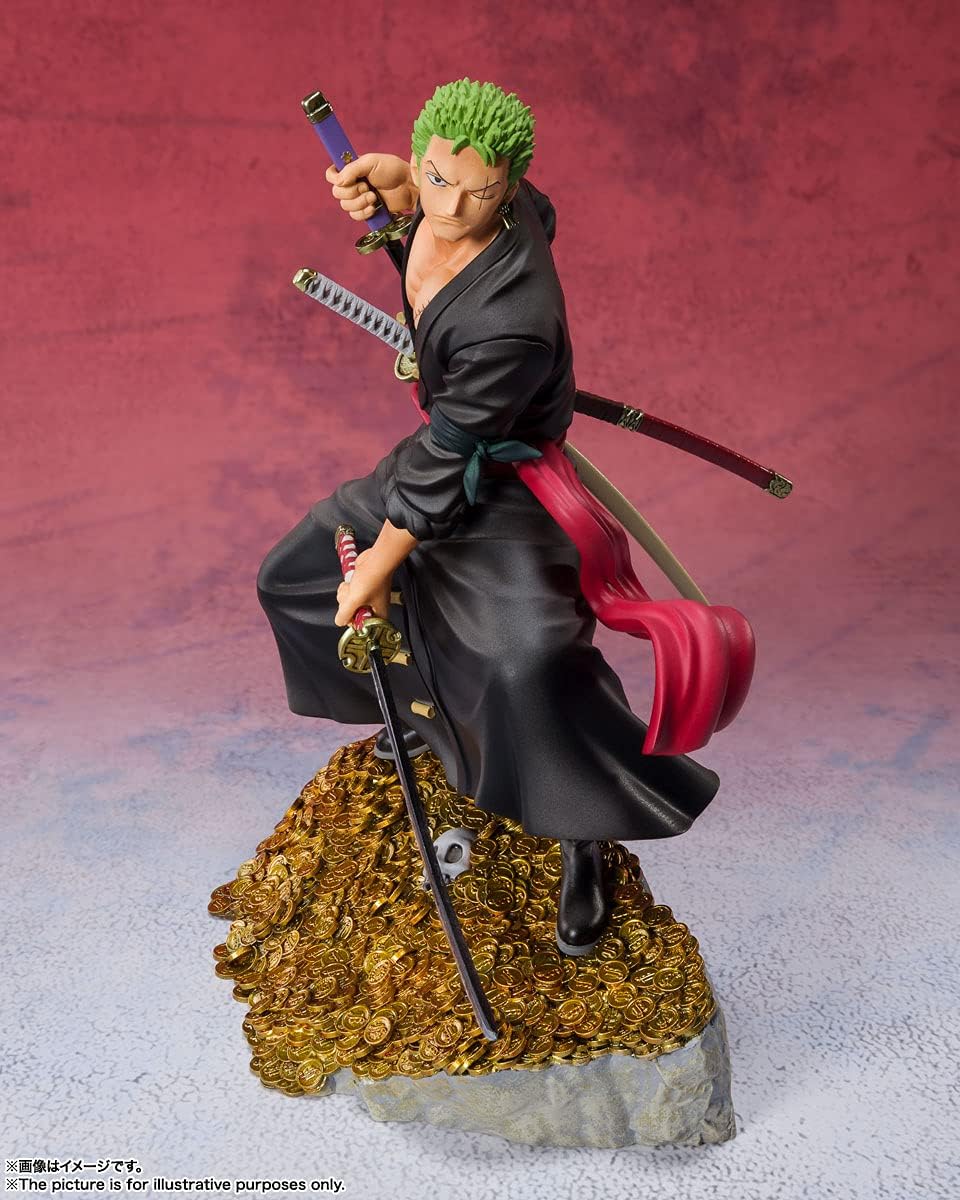 Zoro 25 cm Gold Coin Base - One Piece