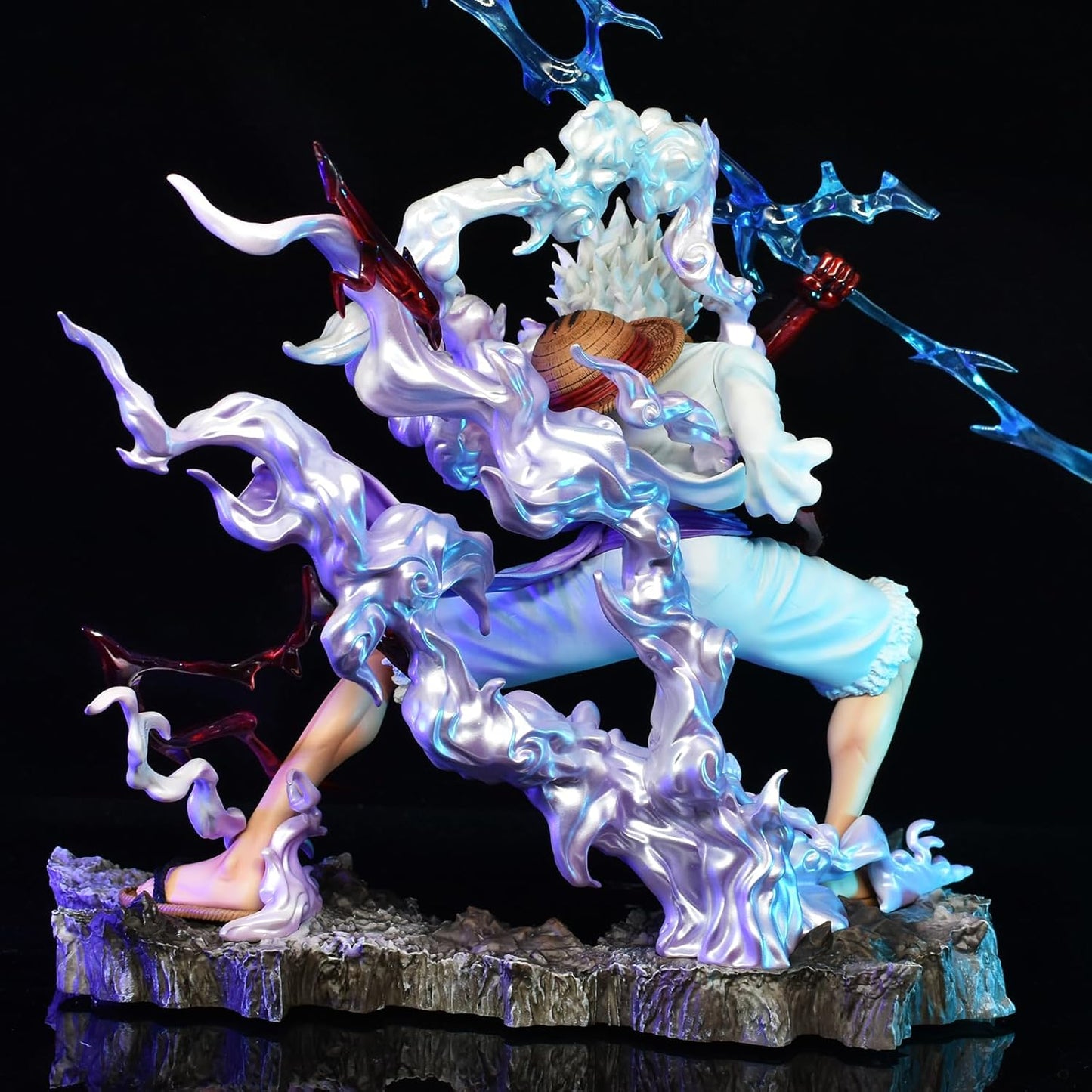 Gear 5 Luffy Sun God Nika LED Action Figure - One Piece