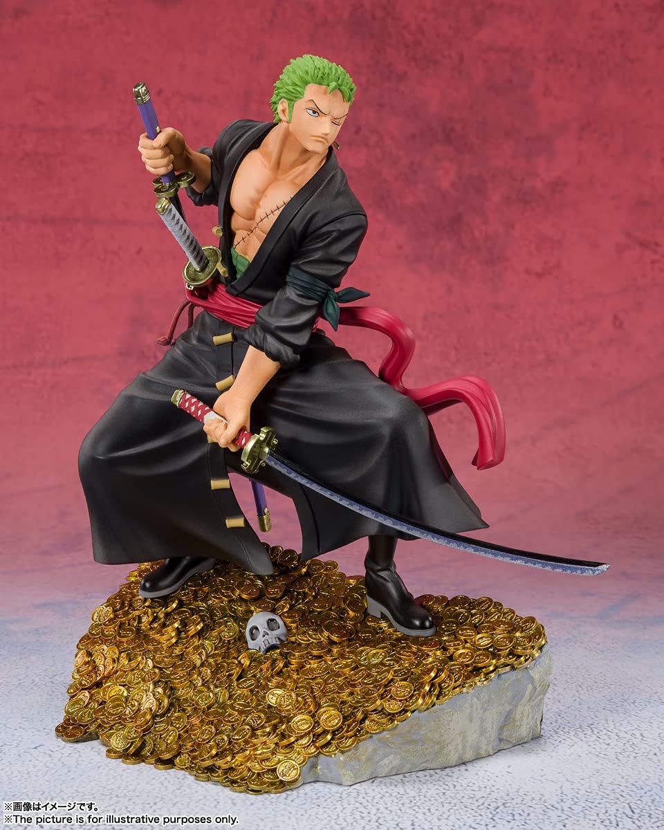 Zoro 25 cm Gold Coin Base - One Piece