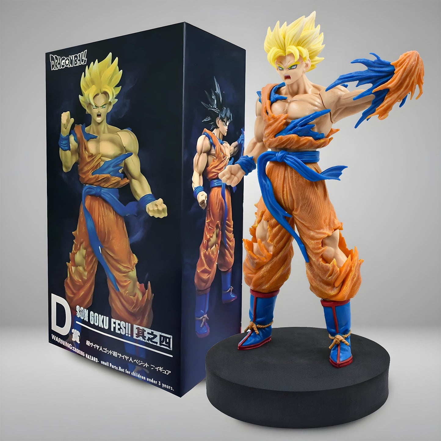 Dragon Ball Z Action Figures Collectible Statue (Son Goku Battle Damage) 34 cm - Dragon Ball Z