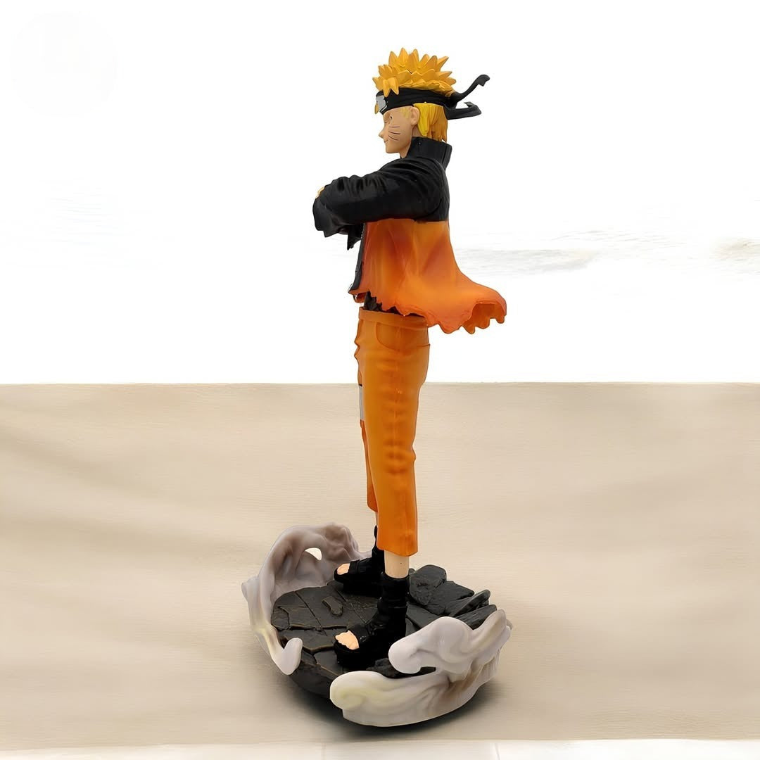 NARUTO SHIPPUDEN FIGURE SHINOBI UZUMAKI NARUTO WITH BOX 22 CM - Naruto
