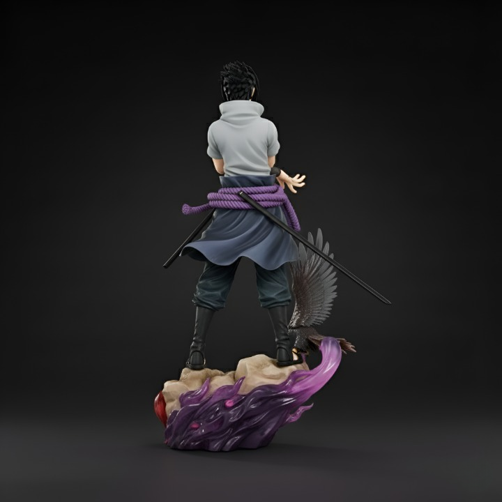 Sasuke Uchiha Naruto Shippuden Action Figure 38cm - Naruto