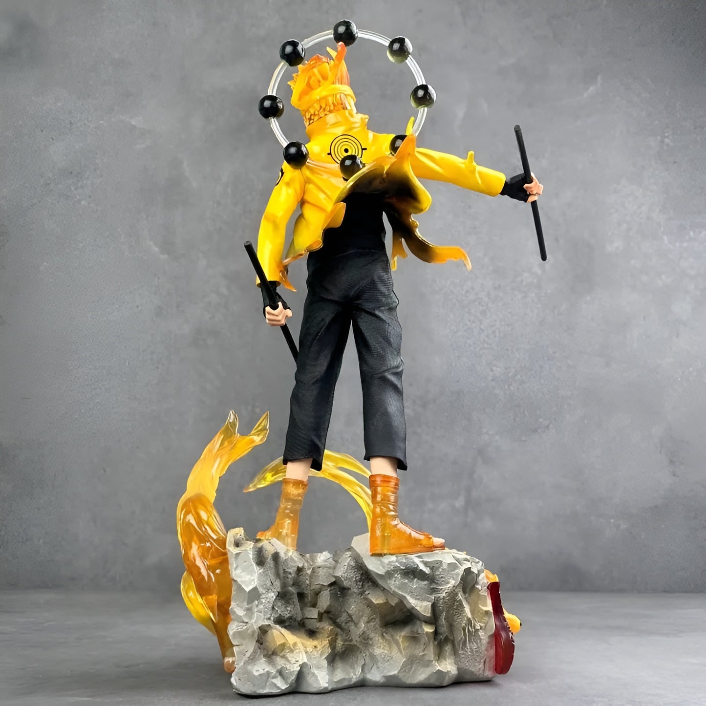 Naruto Uzumaki Six Paths Sage Mode Figure with Kurama Base 27cm - Naruto