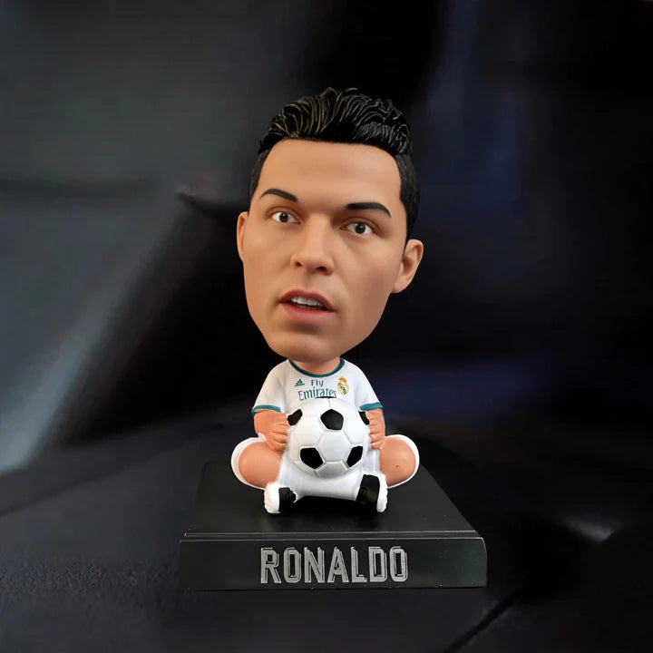 Ronaldo White Cute Bobblehead 12cm