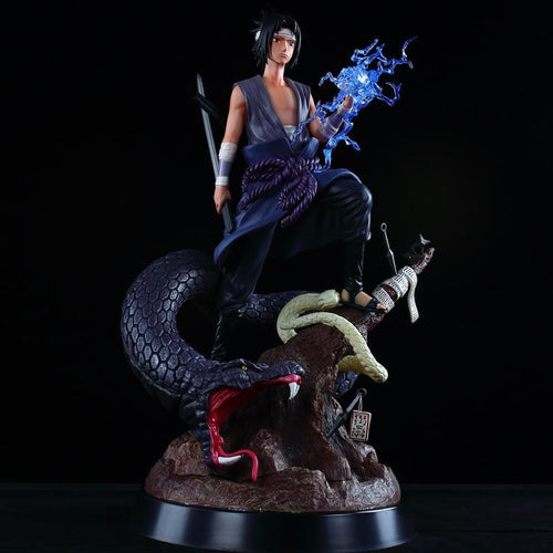 Burning Wind Uchiha Sasuke Double Head 32cm Action Figure