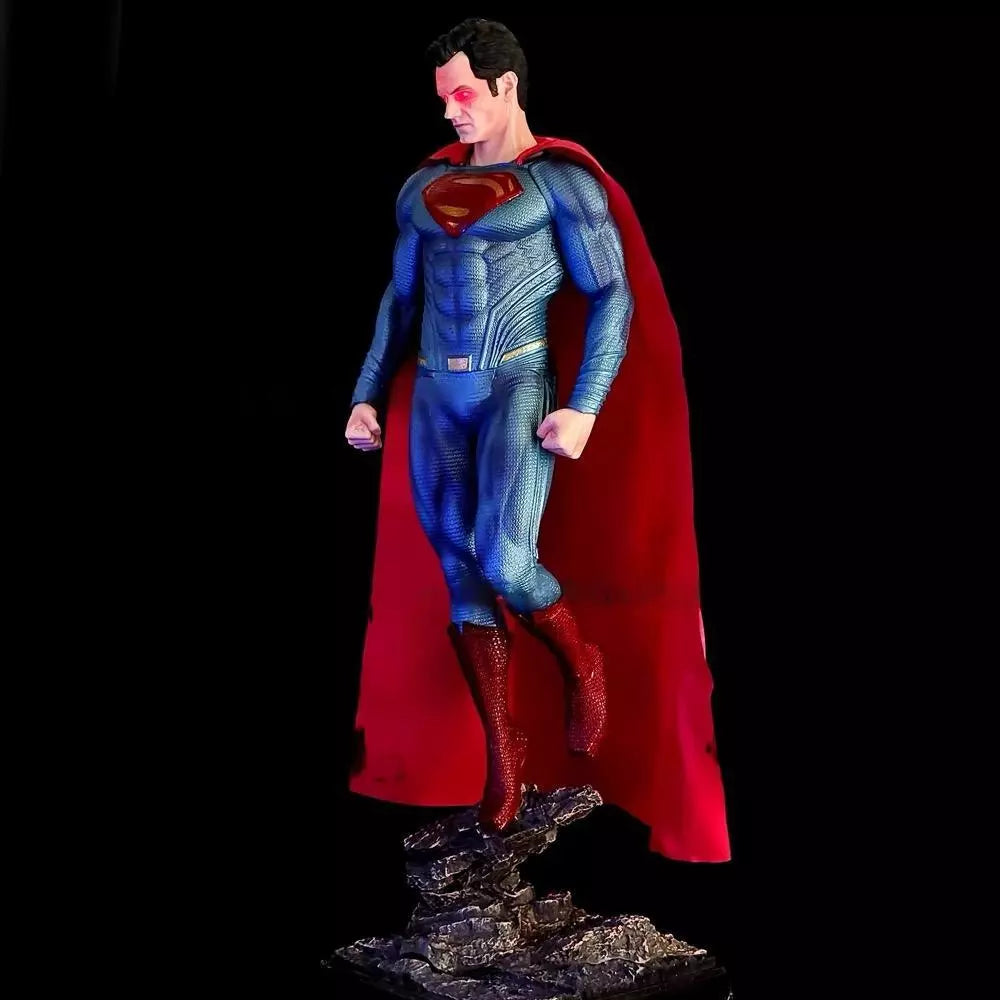 Superman with 2 head Rock Base 50cm - DC