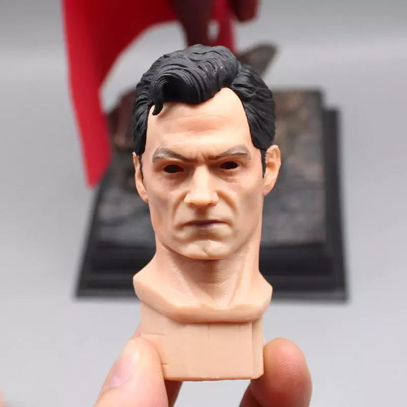 Superman with 2 head Rock Base 50cm - DC