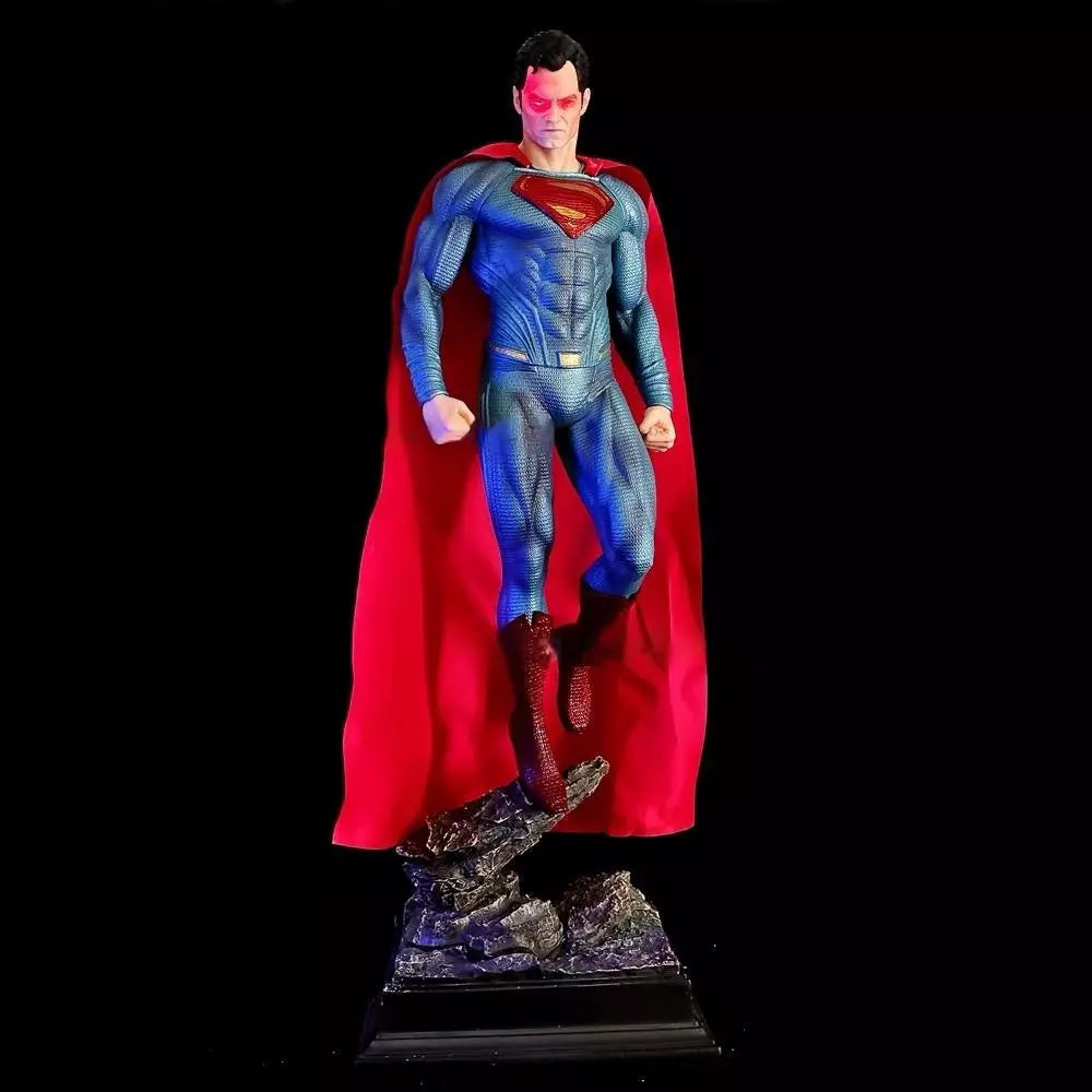 Superman with 2 head Rock Base 50cm - DC