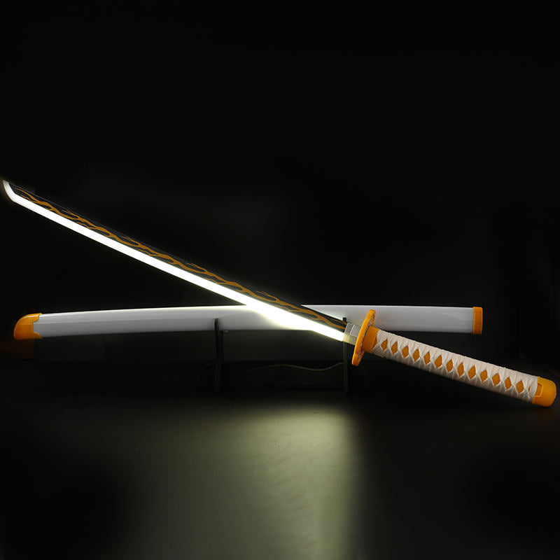 Zenitsu Agatsuma Wooden LED Katana 104cm - Demon Slayer