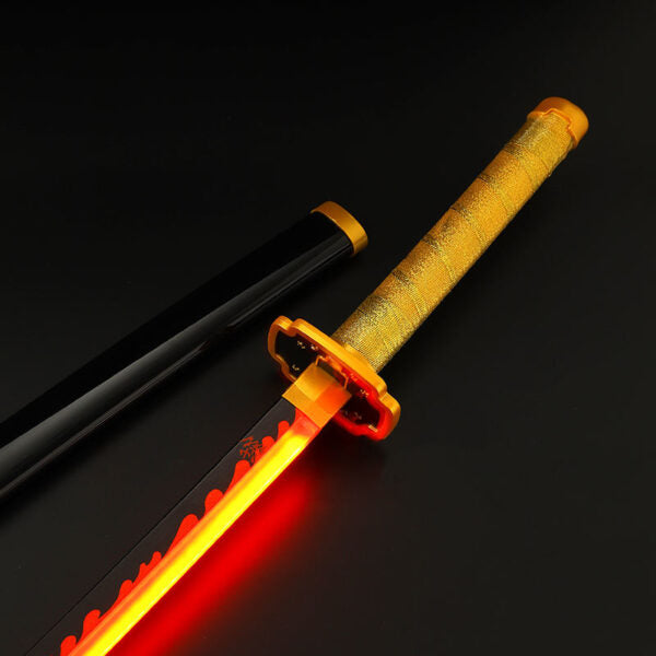 Yoriichi Tsugikuni Wooden LED Katana 104cm - Demon Slayer