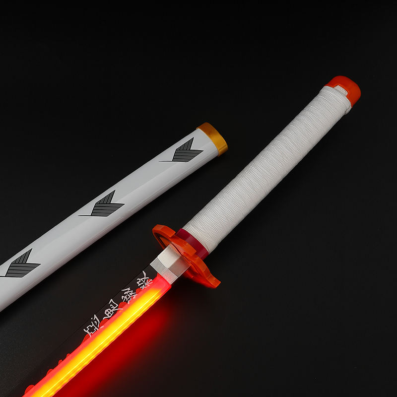 Rengoku Nichirin Wooden LED Katana 104cm - Demon Slayer