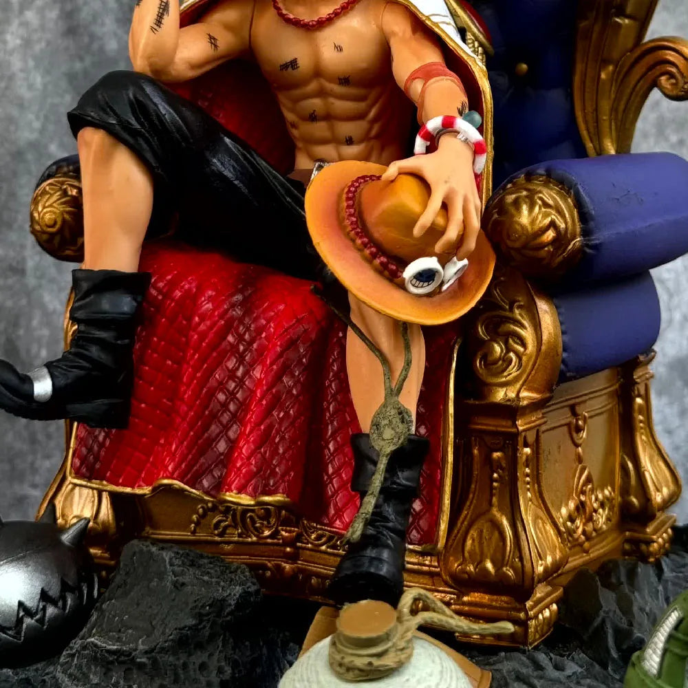 Portgas D Ace Sitting on Throne 35cm Action Figure - One Piece