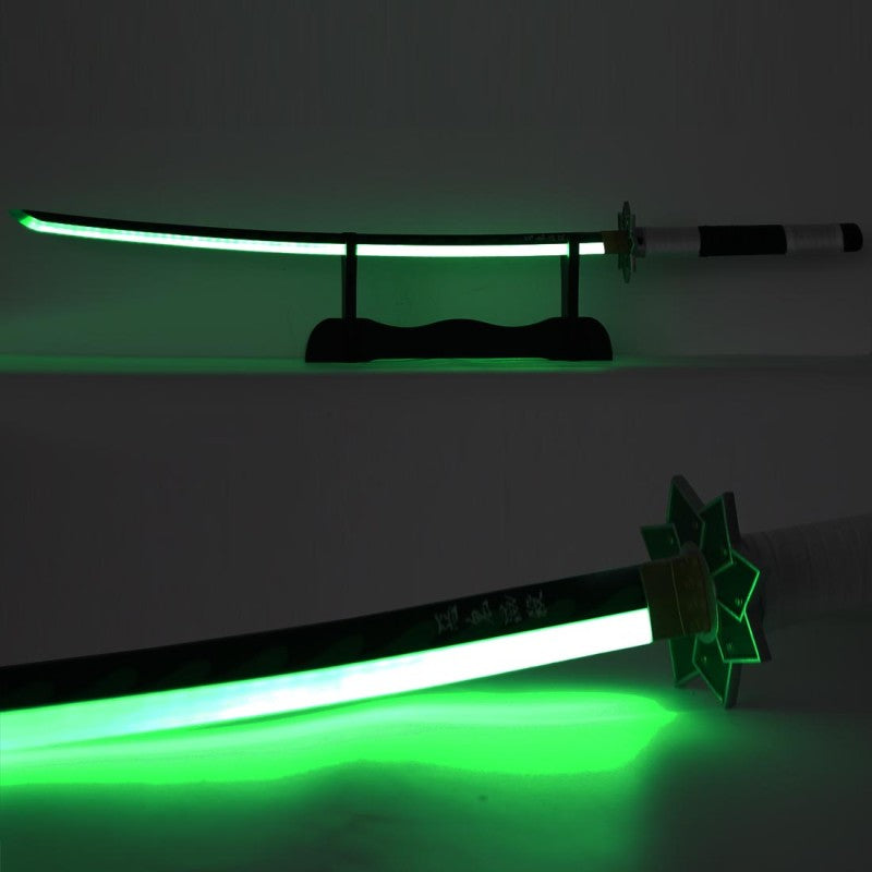 Sanemi Wooden LED Katana 104cm - Demon Slayer