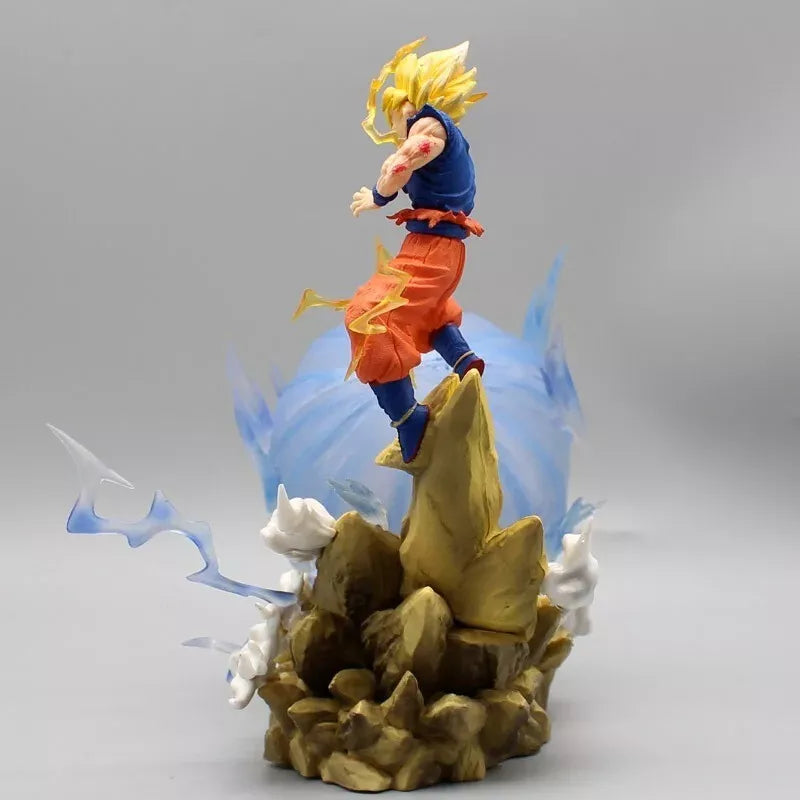 Buu vs Goku Super Saiyan Genki Bomb 20cm Action Figure - Dragon Ball Z