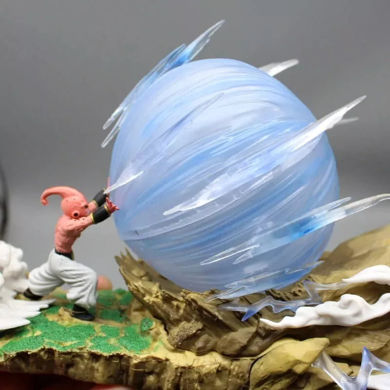 Buu vs Goku Super Saiyan Genki Bomb 20cm Action Figure - Dragon Ball Z