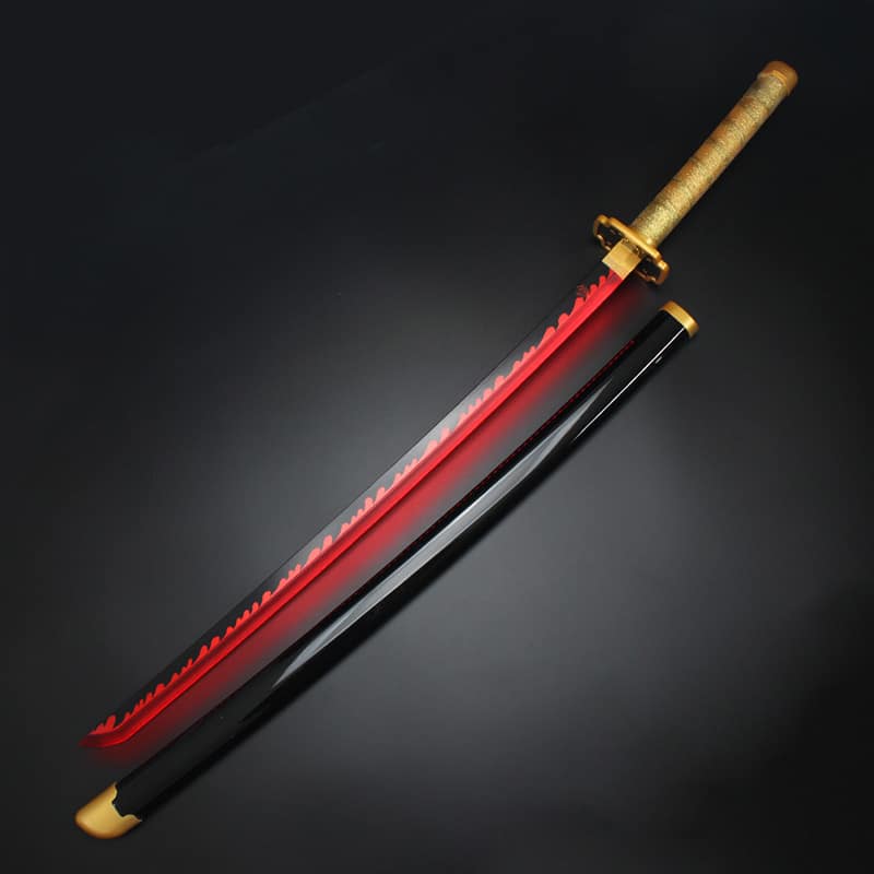 Yoriichi Tsugikuni Wooden LED Katana 104cm - Demon Slayer