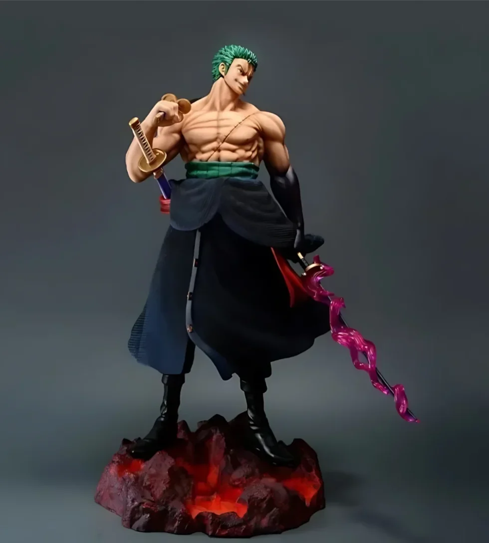 Zoro Lava Base with 4 Changeable Head 50cm - One Piece
