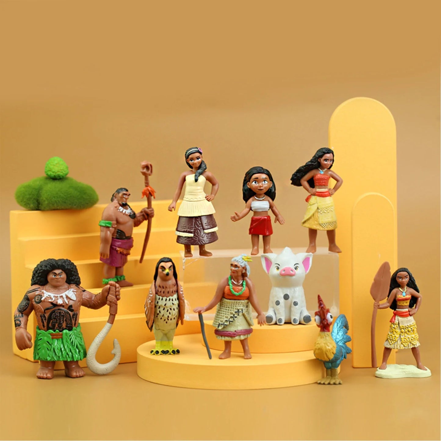 Disney Moana Set of 10Pcs 14cm Figures