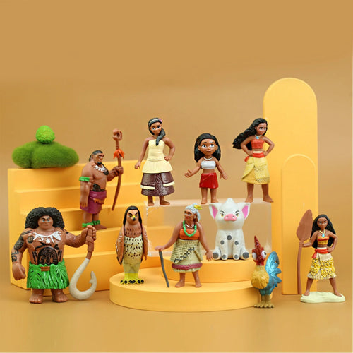 Disney Moana Set of 10Pcs 14cm Figures
