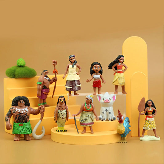 Disney Moana Set of 10Pcs 14cm Figures