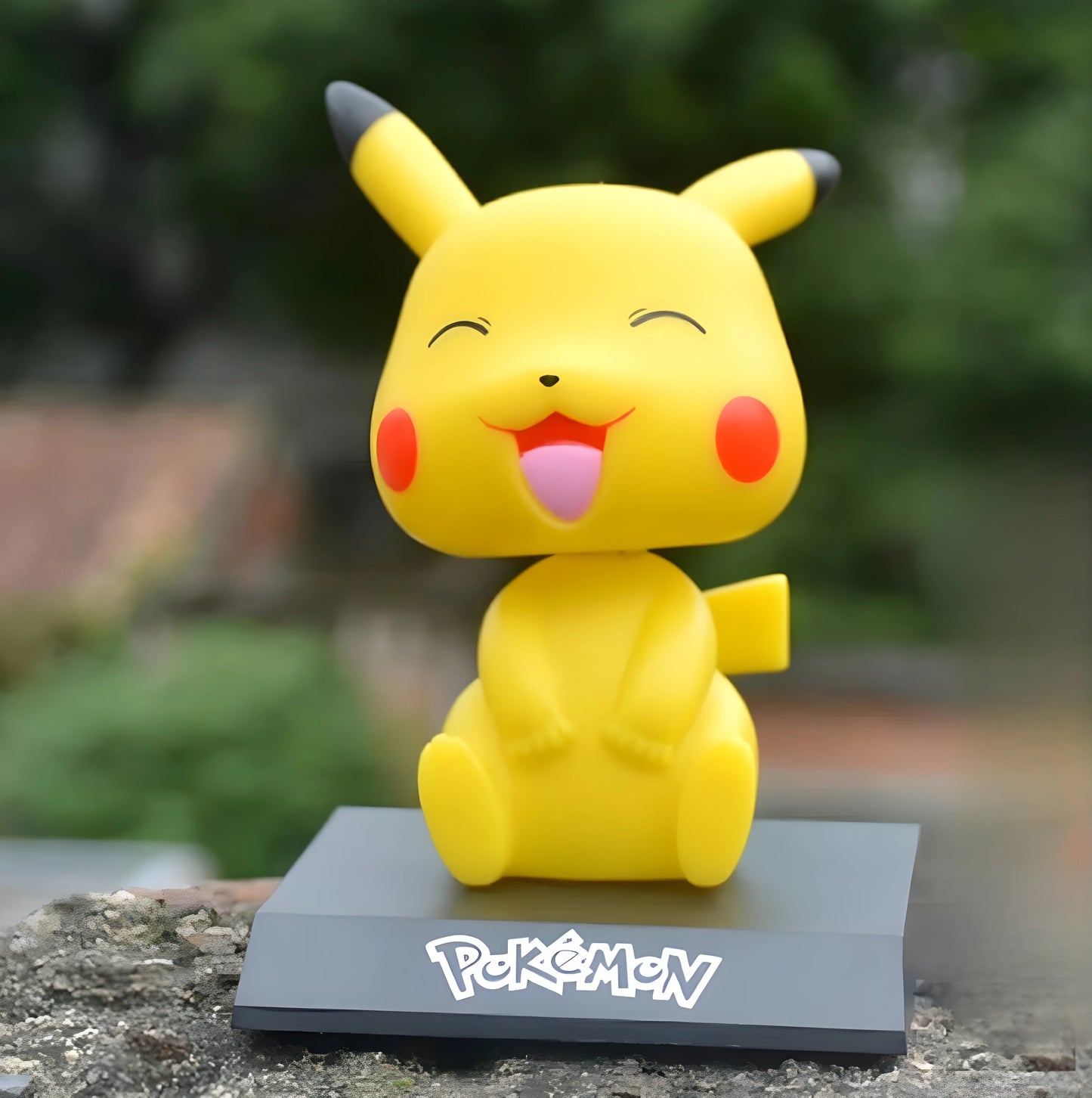 Pikachu Closed Eyes Bobblehead 12cm