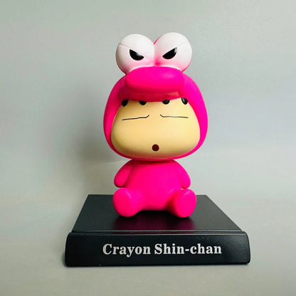 Shinchan Pink Bobblehead 12cm