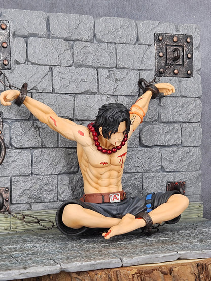 Portgas D Ace In Prison 22cm Action Figure - One Piece
