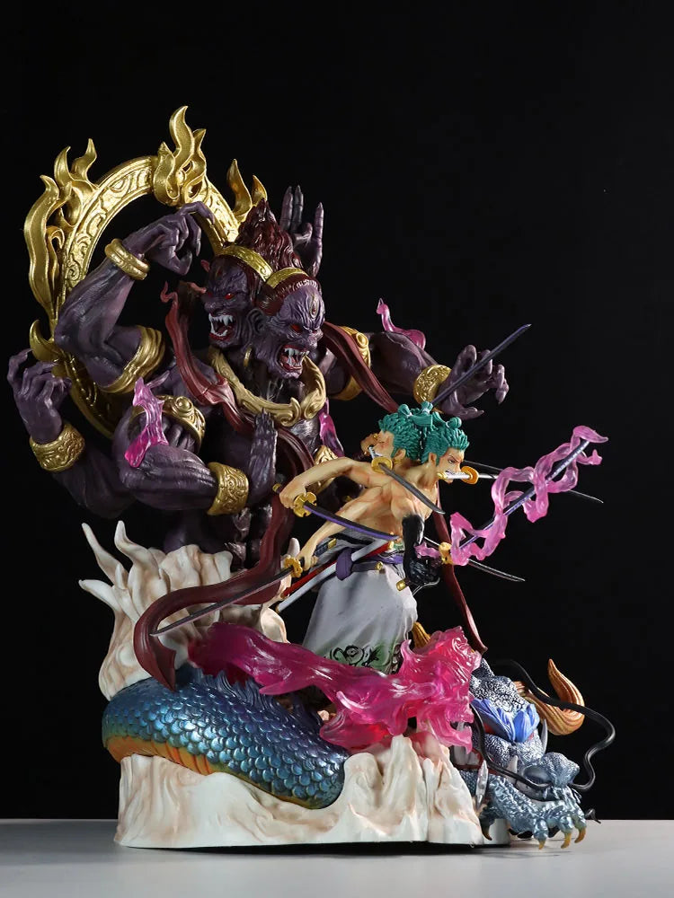 Roronoa Zoro Nine Sword Asura Ashura 22cm Action Figure - One Piece