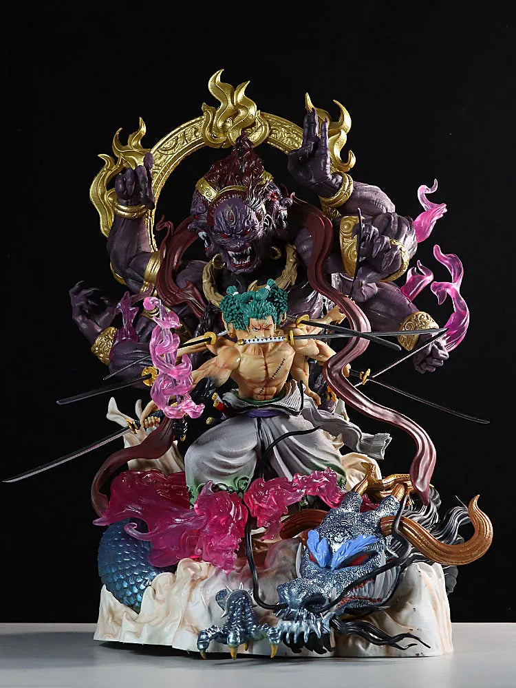 Roronoa Zoro Nine Sword Asura Ashura 22cm Action Figure - One Piece