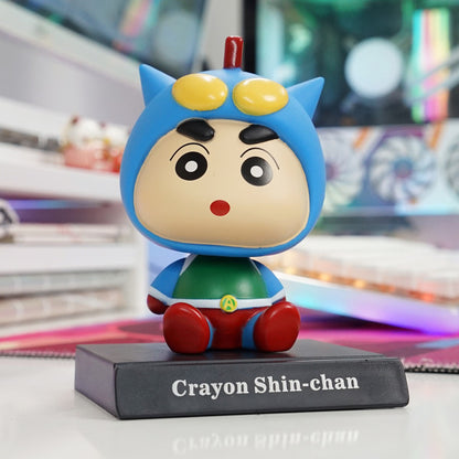 Shinchan Action Kamen Bobblehead 12cm