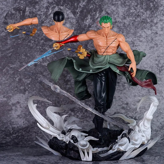 Zoro Cloud Bottom Double Head 27cm Action Figure - One Piece