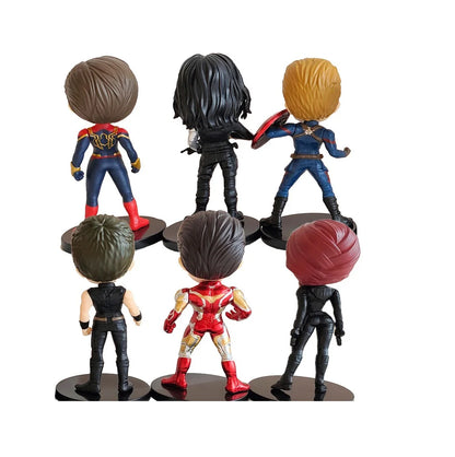 Marvel Avengers Superheroes Set Of 6 Action Figures 10 cm - Marvel