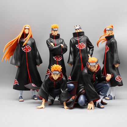 Naruto Shippuden Set of 6 24cm Action Figure - Naruto