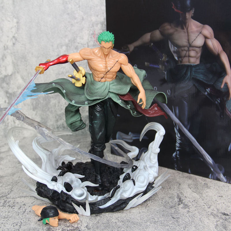 Zoro Cloud Bottom Double Head 27cm Action Figure - One Piece