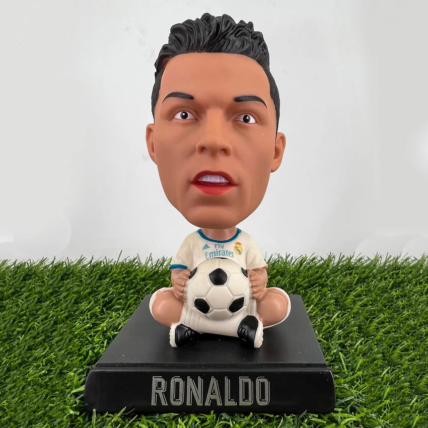 Ronaldo White Cute Bobblehead 12cm