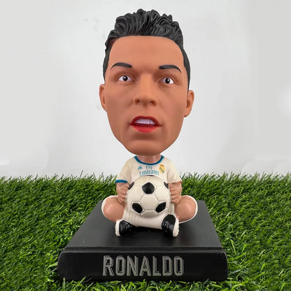 Ronaldo White Cute Bobblehead 12cm