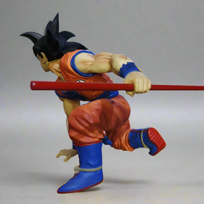Son Goku sitting with Stick Action Figure - Dragon Ball Z