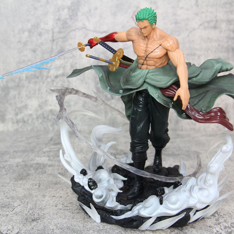 Zoro Cloud Bottom Double Head 27cm Action Figure - One Piece