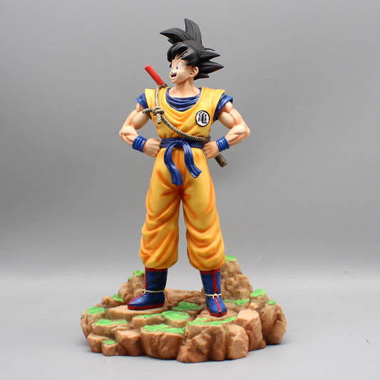 Sun Goku Somersault Cloud Super Saiyan Standing 32cm - Dragon Ball